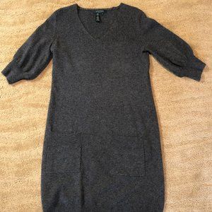 Ralph Lauren Grey Sweater Dress